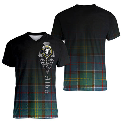 Printivon Colville Tartan Crest Alba Celtic T Shirt