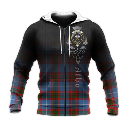 Printivon Congilton Tartan Crest Alba Celtic Hoodie