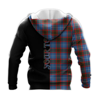 Printivon Congilton Tartan Personalize Half Hoodie
