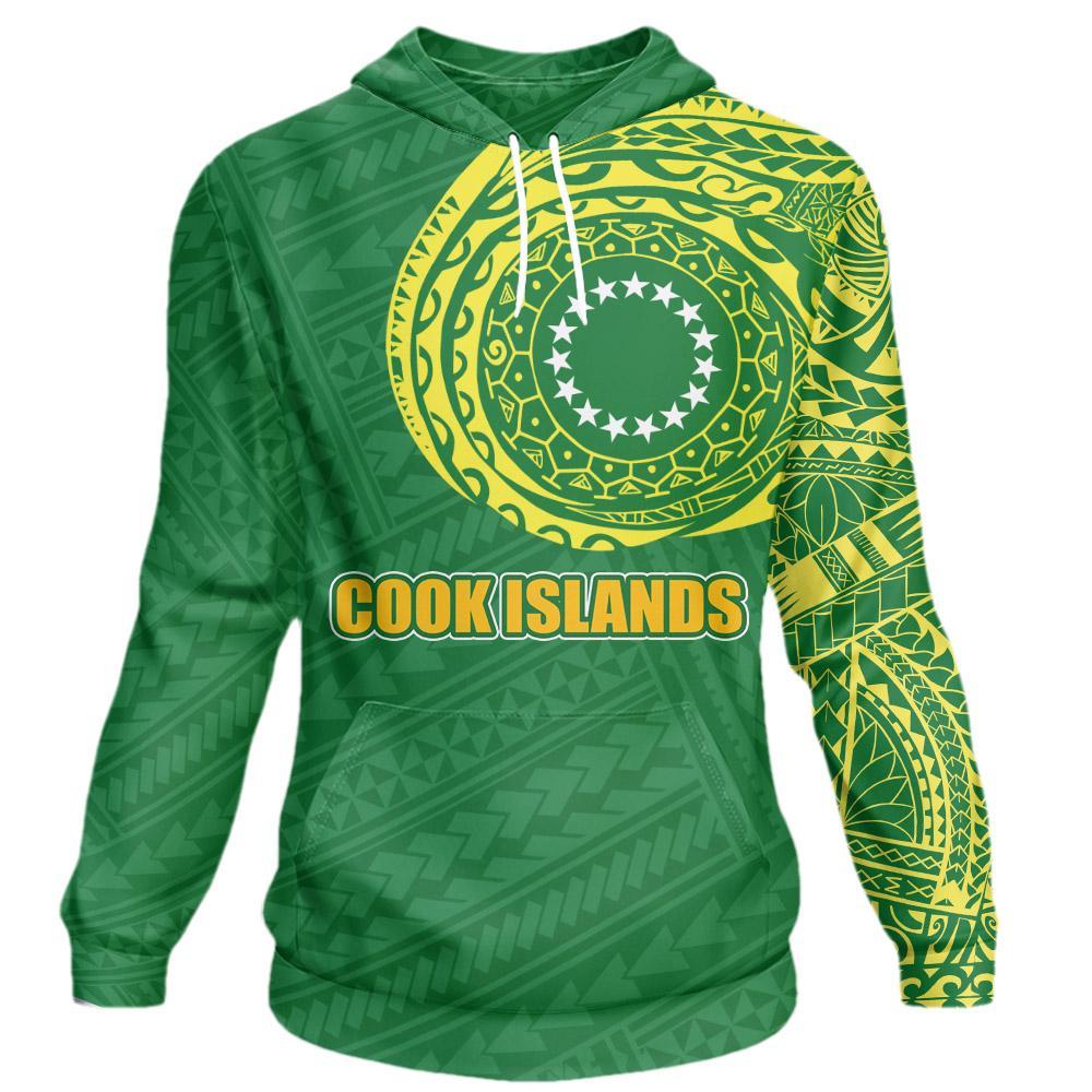 Cook Islands: Love A Little Paradise Tatoo Style Hoodie
