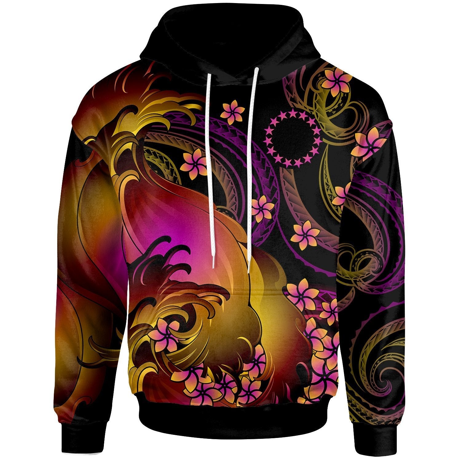Cook Islands Hoodie Cook Islands in wave