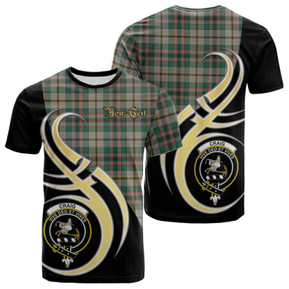 Printivon Craig Ancient Tartan Crest Believe In Me T Shirt