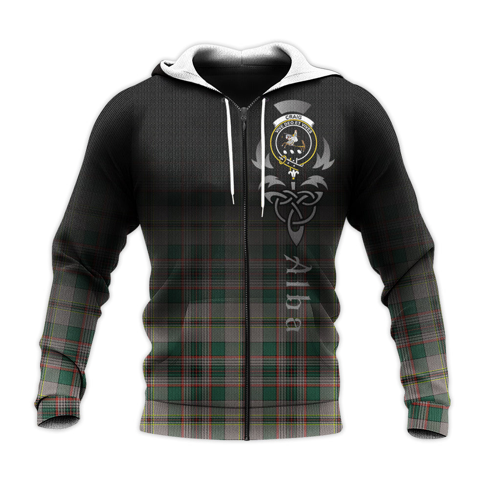 Printivon Craig Ancient Tartan Crest Alba Celtic Hoodie