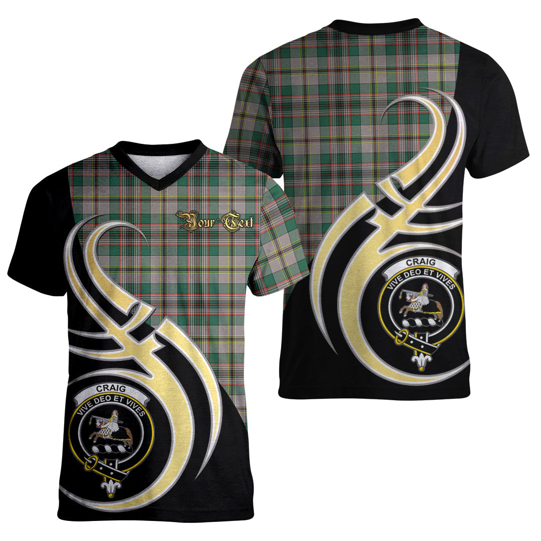 Printivon Craig Ancient Tartan Crest Believe In Me T Shirt