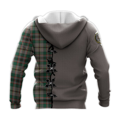 Printivon Craig Ancient Tartan Hoodie Lion Rampant And Celtic Thistle Style
