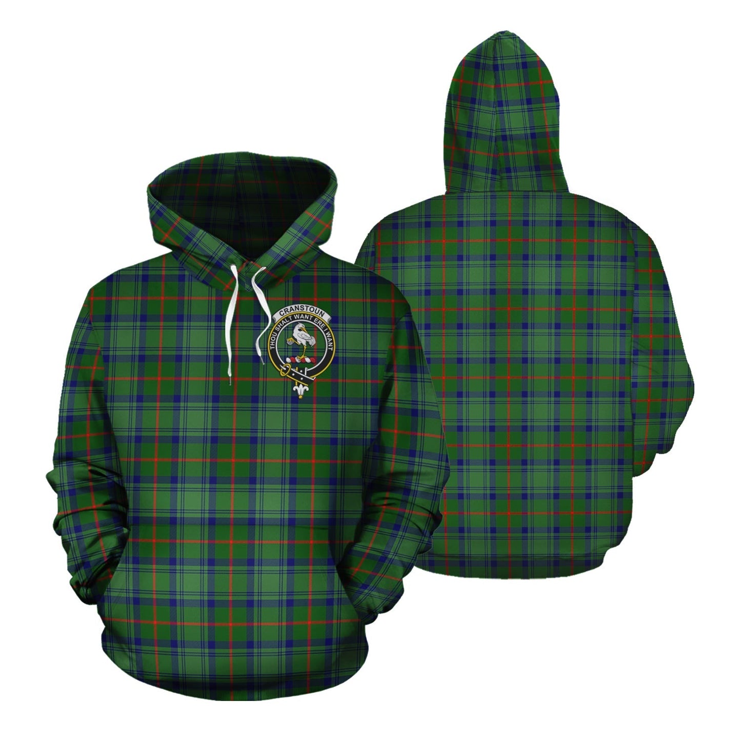 Printivon Cranstoun Tartan Hoodie