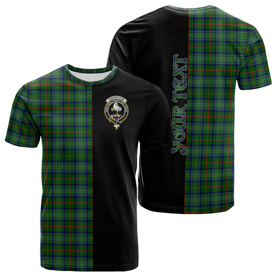 Printivon Cranstoun Tartan Personalize Half T shirt