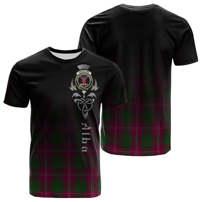 Printivon Crawford Tartan Crest Alba Celtic T Shirt