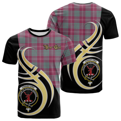 Printivon Crawford Ancient Tartan Crest Believe In Me T Shirt