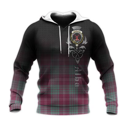 Printivon Crawford Ancient Tartan Crest Alba Celtic Hoodie
