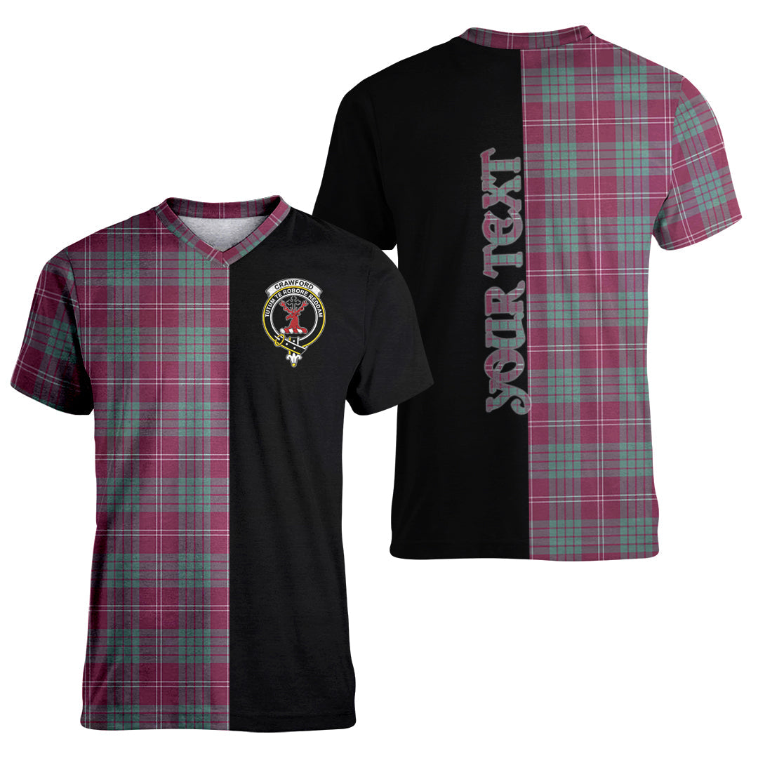 Printivon Crawford Ancient Tartan Personalize Half T shirt