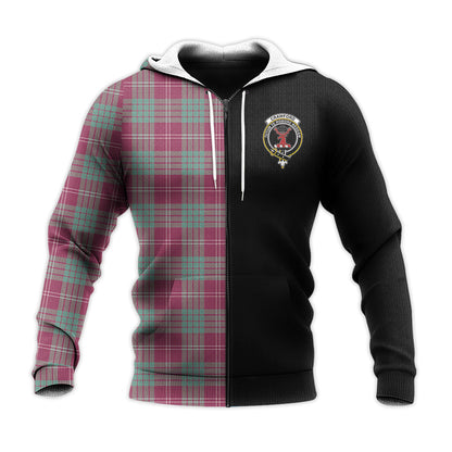 Printivon Crawford Ancient Tartan Personalize Half Hoodie