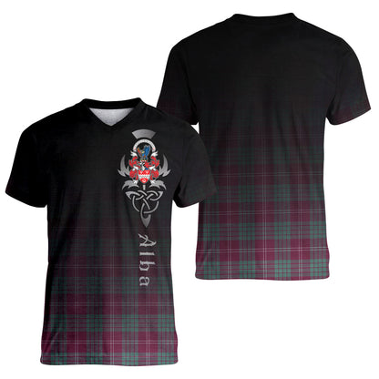 Printivon Crawford Ancient of NewZealand Tartan Crest Alba Celtic T Shirt