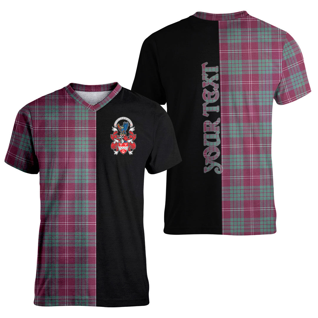 Printivon Crawford Ancient of NewZealand Tartan Personalize Half T shirt