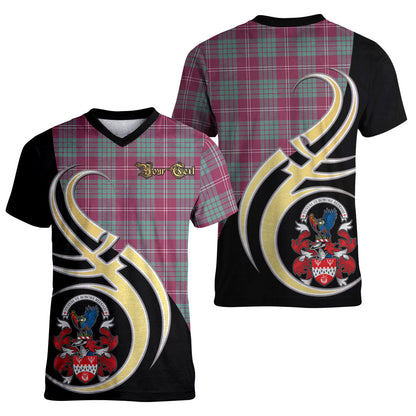 Printivon Crawford Ancient of NewZealand Tartan Crest Believe In Me T Shirt