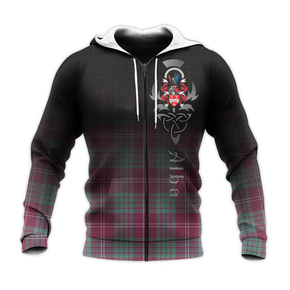 Printivon Crawford Ancient Of Newzealand Tartan Crest Alba Celtic Hoodie