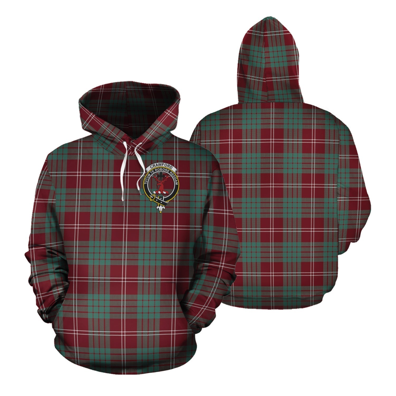 Printivon Crawford Modern Tartan Hoodie