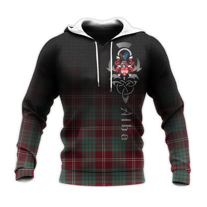 Printivon Crawford Modern Of Newzealand Tartan Crest Alba Celtic Hoodie