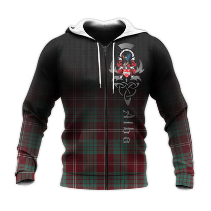 Printivon Crawford Modern Of Newzealand Tartan Crest Alba Celtic Hoodie