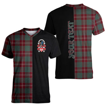 Printivon Crawford Modern of NewZealand Tartan Personalize Half T shirt