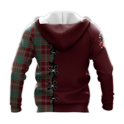 Printivon Crawford Modern Of Newzealand Tartan Hoodie Lion Rampant And Celtic Thistle Style
