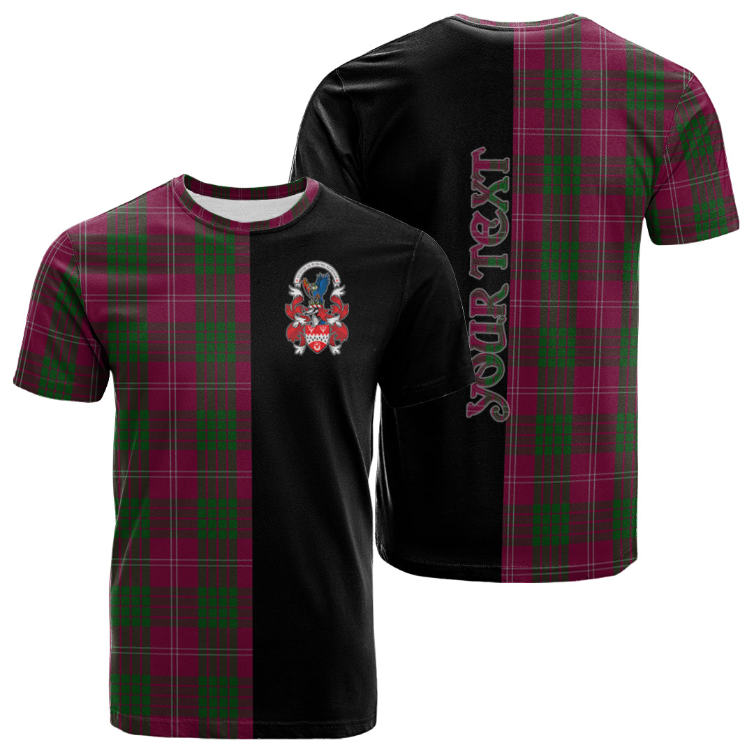 Printivon Crawford of NewZealand Tartan Personalize Half T shirt