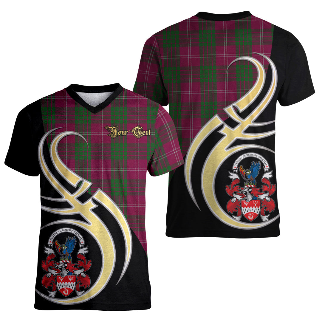 Printivon Crawford of NewZealand Tartan Crest Believe In Me T Shirt