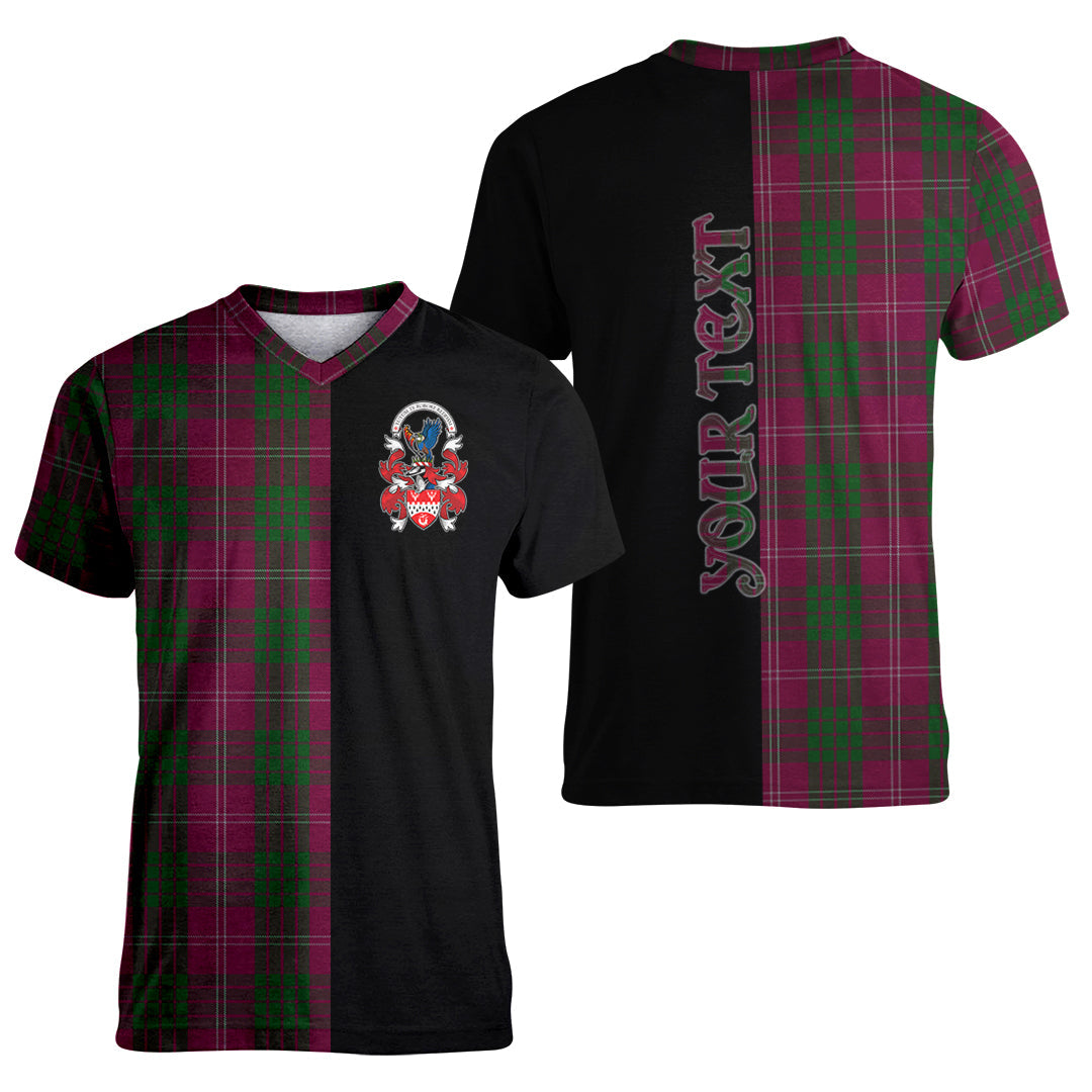 Printivon Crawford of NewZealand Tartan Personalize Half T shirt