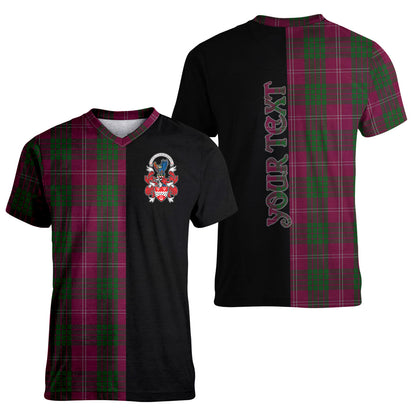 Printivon Crawford of NewZealand Tartan Personalize Half T shirt