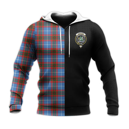 Printivon Crichton Tartan Personalize Half Hoodie