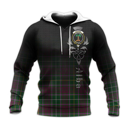Printivon Crosbie Tartan Crest Alba Celtic Hoodie