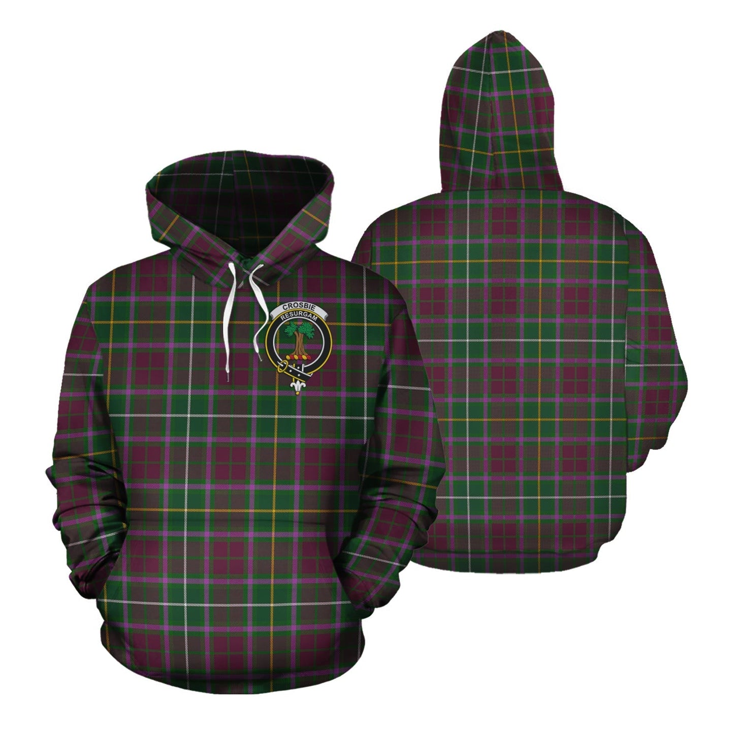 Printivon Crosbie Tartan Hoodie