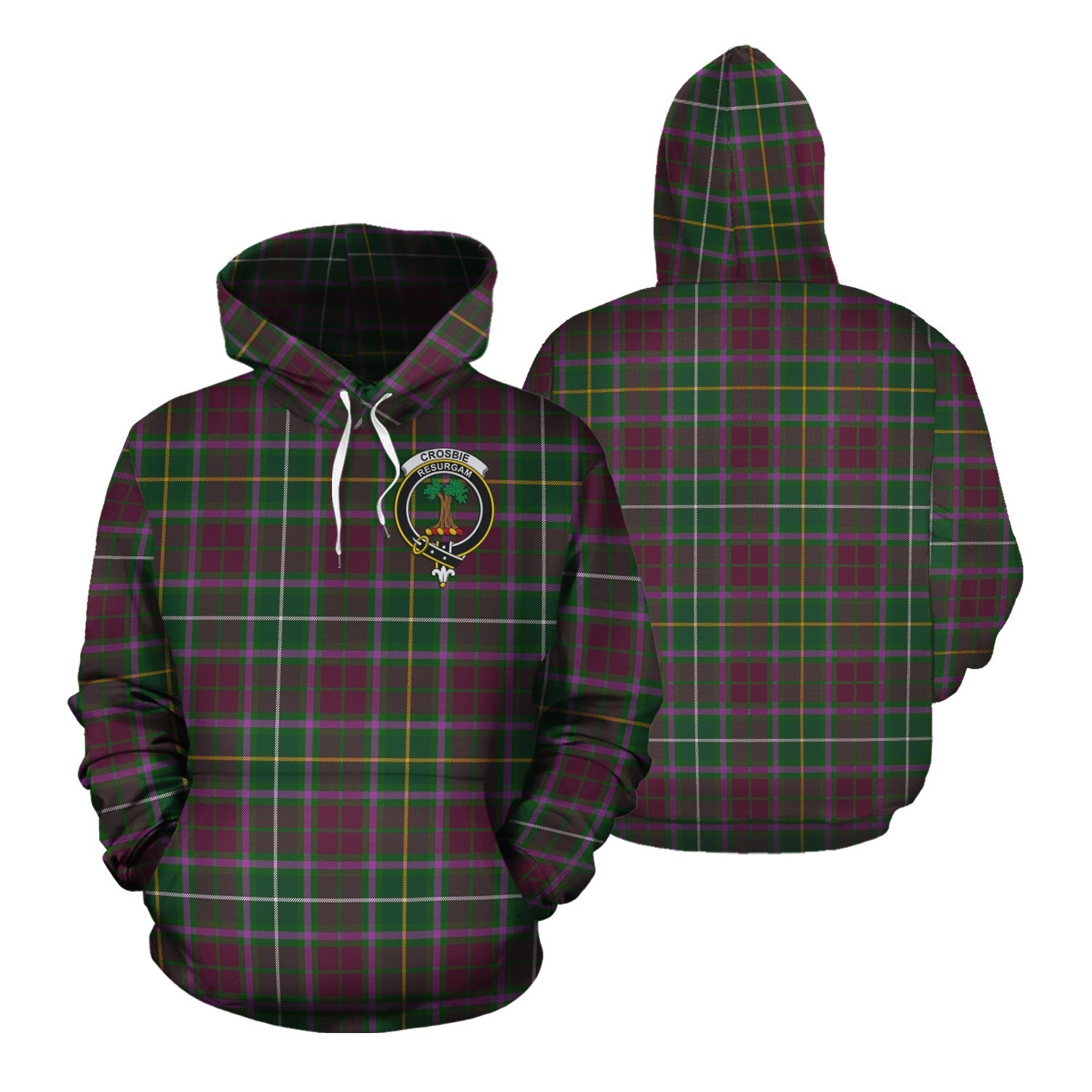 Printivon Crosbie Tartan Hoodie
