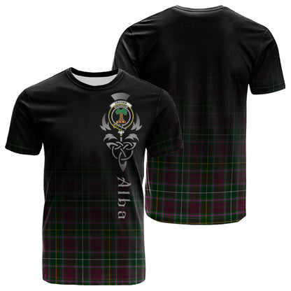 Printivon Crosbie Tartan Crest Alba Celtic T Shirt
