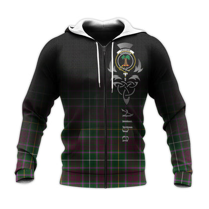 Printivon Crosbie Tartan Crest Alba Celtic Hoodie