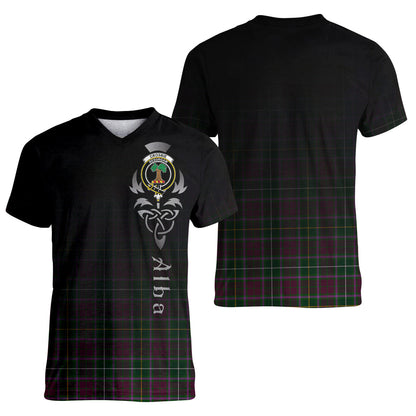 Printivon Crosbie Tartan Crest Alba Celtic T Shirt