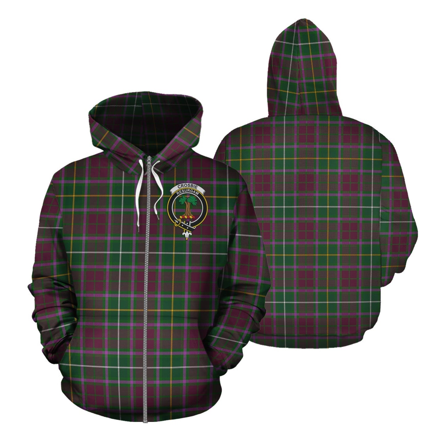Printivon Crosbie Tartan Hoodie