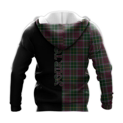 Printivon Crosbie Tartan Personalize Half Hoodie