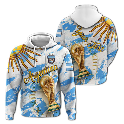 Custom Argentina Football 2022 Hoodie
