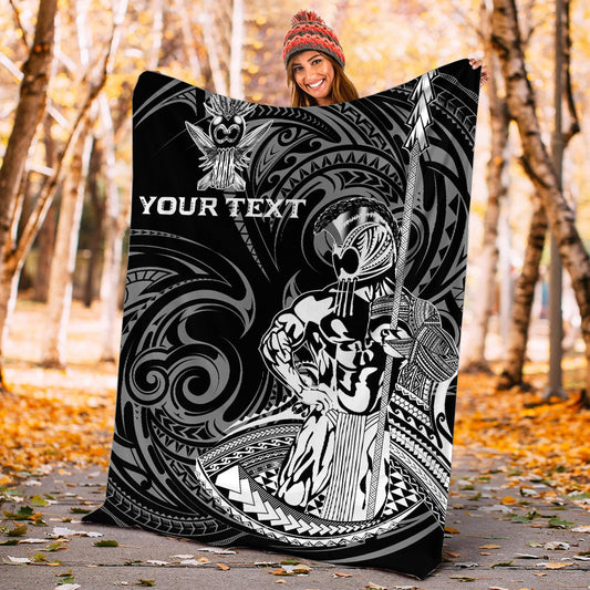 Custom Personalised Hawaii Ikaika Warrior Blanket