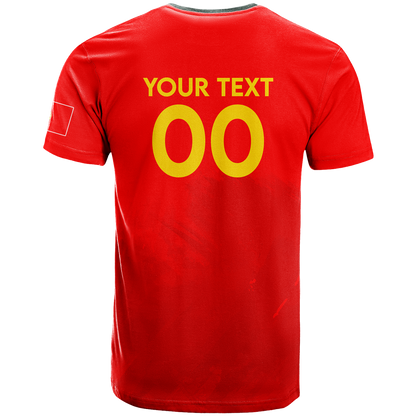 Custom Portugal T Shirt Football 2022