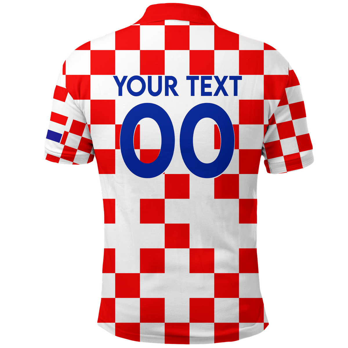 Custom Croatia Polo Shirt Football 2022