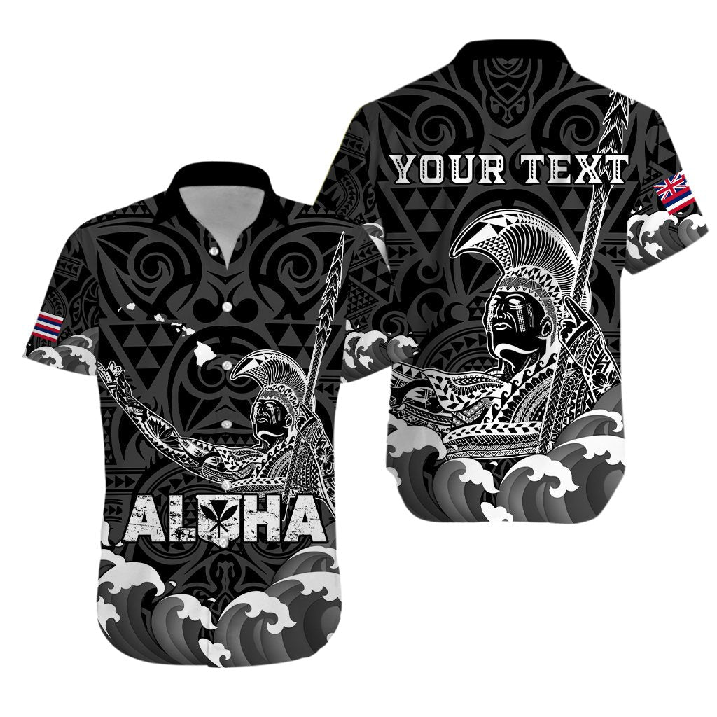 Custom Personalised Hawaii King Kamehameha Aloha Hawai'i Nei Hawaiian Shirt -