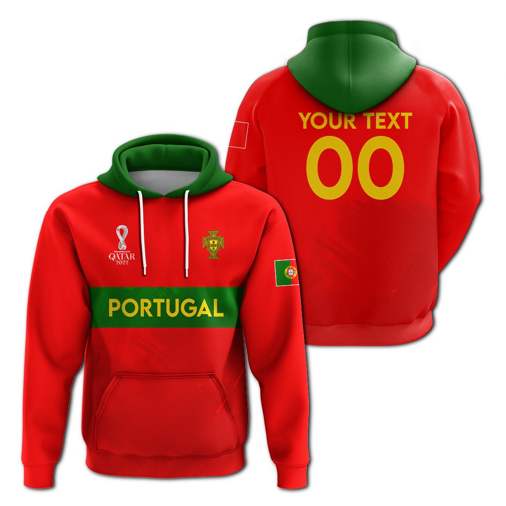 Custom Portugal Football 2022 Hoodie