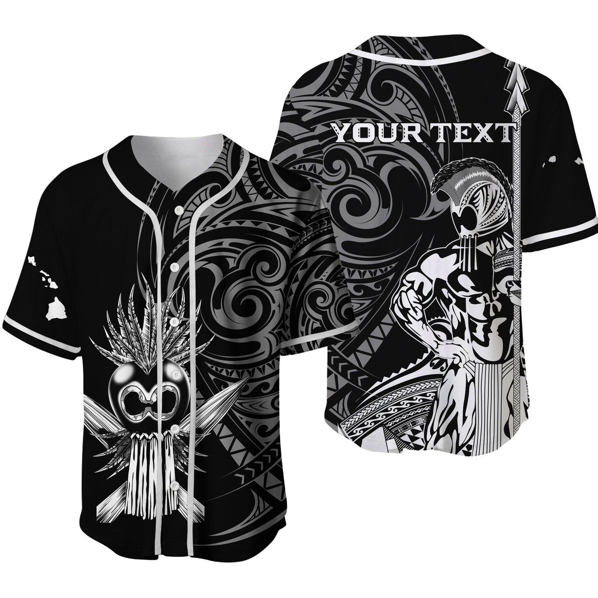 (Custom Personalised) Hawaii Ikaika Warrior Baseball Jersey