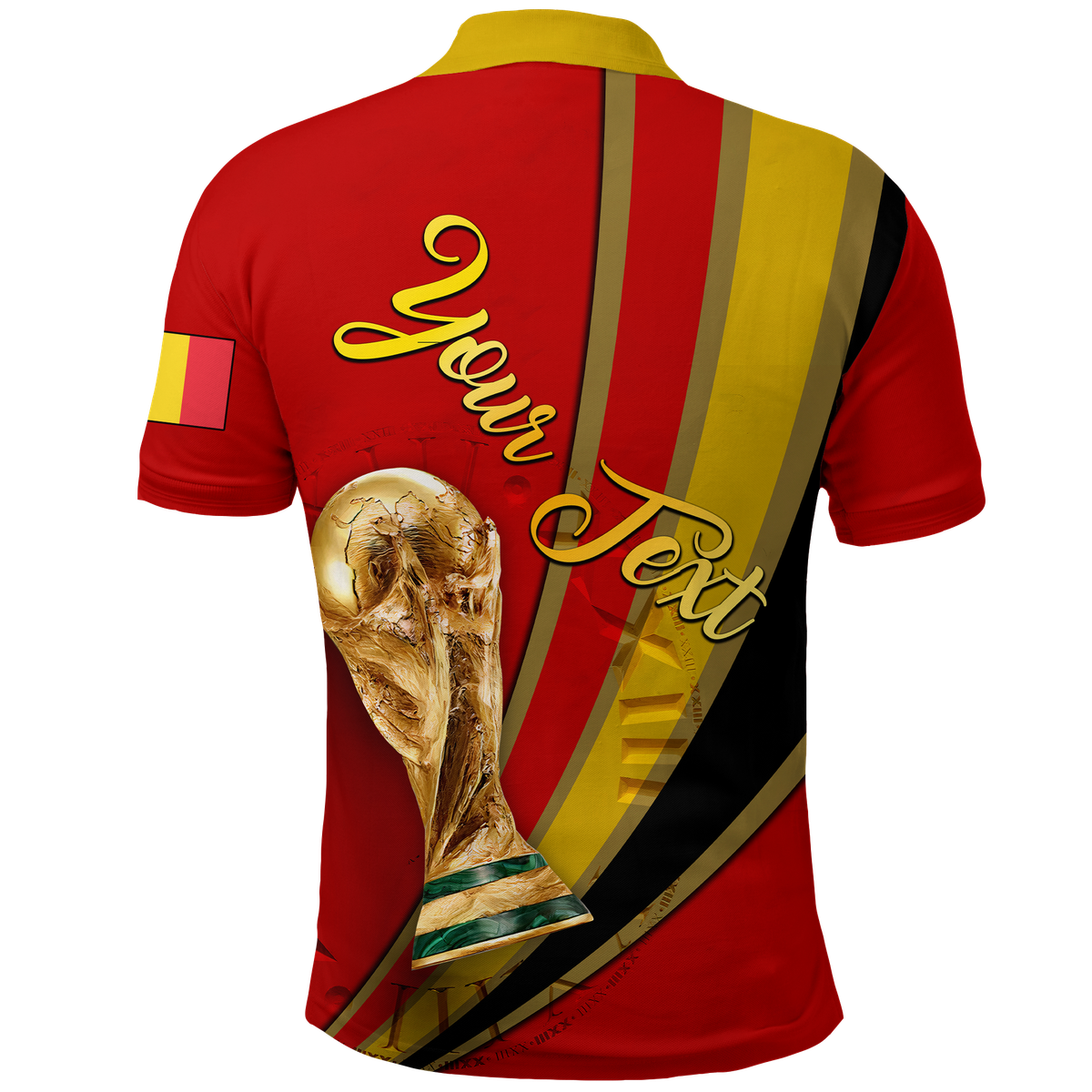 Custom Belgium Polo Shirt Football 2022
