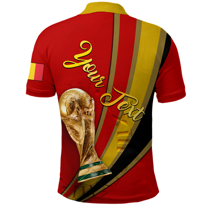 Custom Belgium Polo Shirt Football 2022