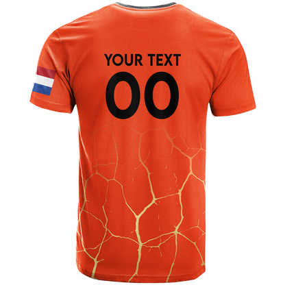 Custom Netherlands T Shirt Football 2022 LT2