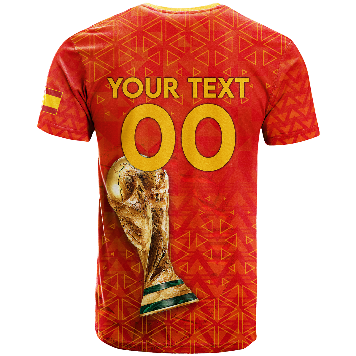 Custom Spain T Shirt Football 2022
