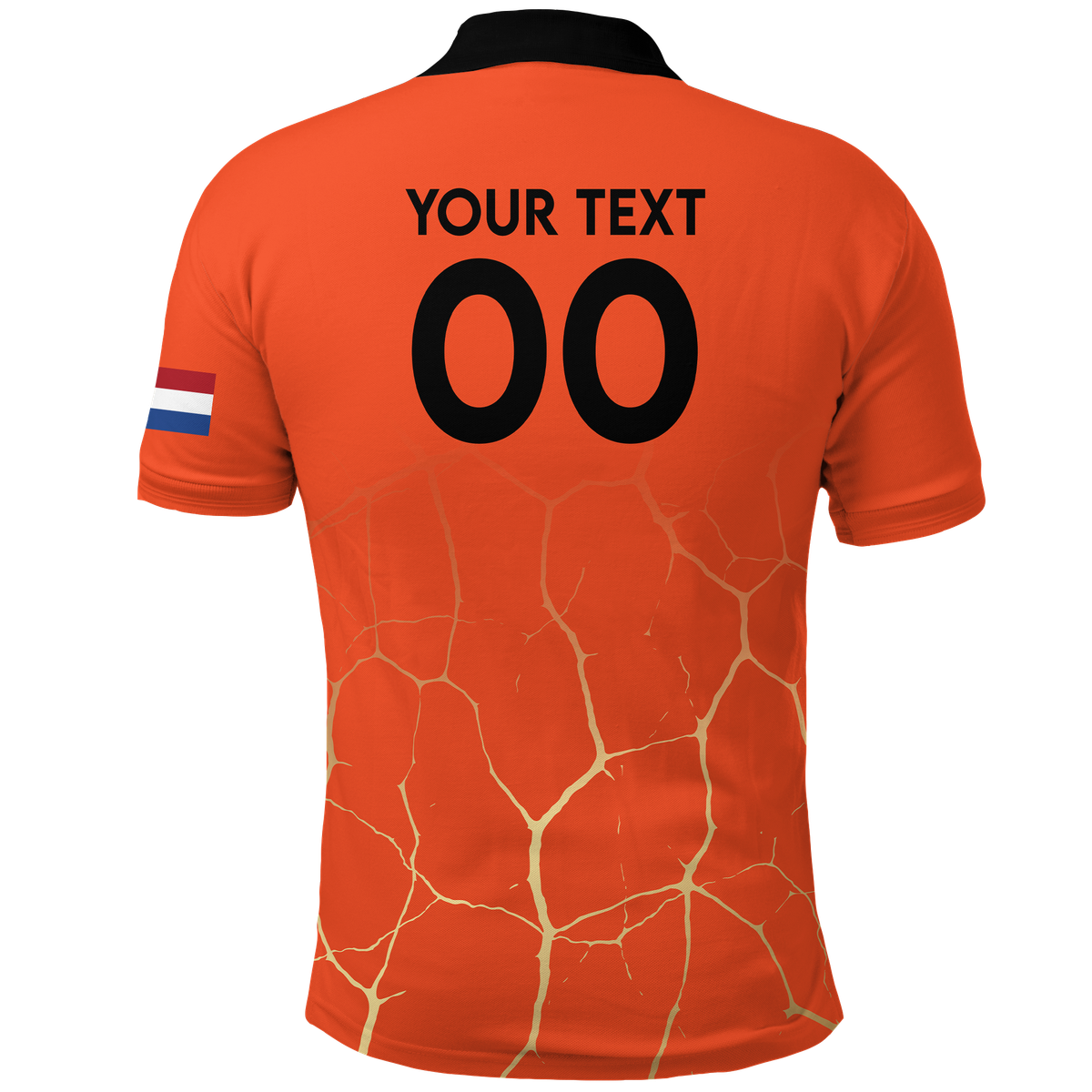Custom Netherlands Polo Shirt Football 2022